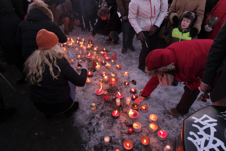 Almenningur fylgdist grannt með máli Birnu. Mynd mbl.is