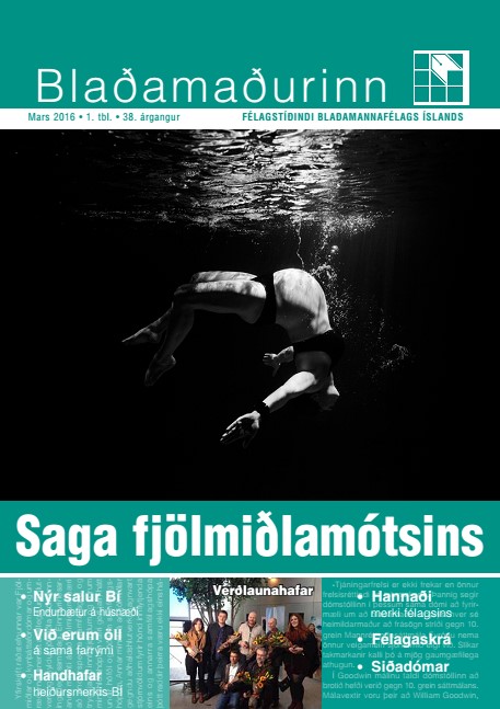 Blaðamaðurinn á leið til félaga