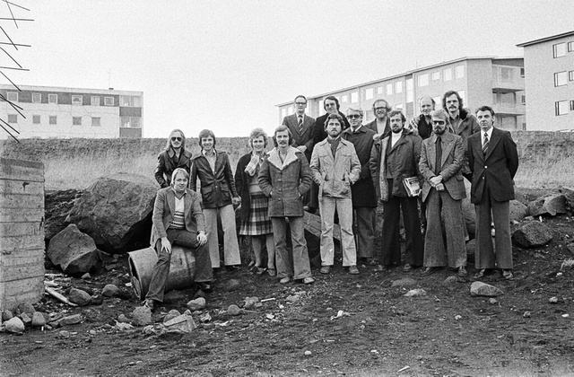 Starfsfólk DB í upphafi