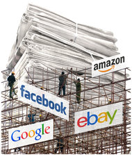 Fjárfestingar tæknifyrirtækja í prentmiðlum