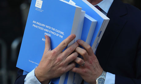 Fagna viðurkenningu Leveson - skýrslu á 