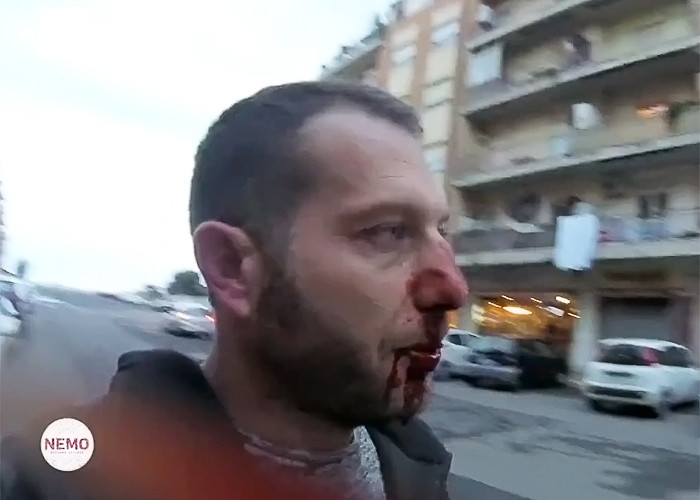 Daniele Piervincenzi eftir viðtalið