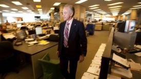 Postmedia Network Inc. Paul Godfrey forstjóri er hér á ritstjórnarskrifstofum National Post í Toront…