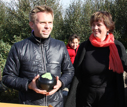 Rúnar Pálmason er handhafi Fjölmiðlaverðlauna umhverfis- og auðlindaráðuneytisins 2012. Hér er hann …