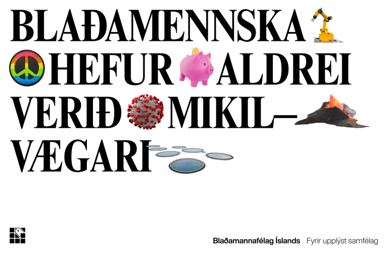 Vitundaherferð um mikilvægi blaðamennsku