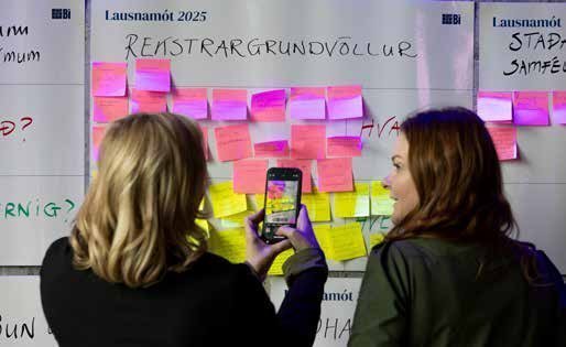 Lausnamót Blaðamannafélags Íslands var vettvangur öflugrar hugmyndavinnu blaðamanna, stjórnenda fjöl&hellip;