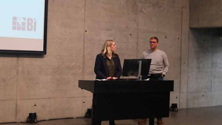 Lovísa Arnardóttir, varaformaður BÍ og fréttamaður á fréttastofu Sýnar, og Aðalsteinn Kjartansson, v&hellip;