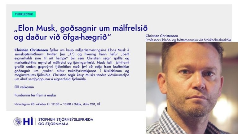 Eignarhald Musk á Twitter/X og markaðsdrifið tjáningarfrelsi