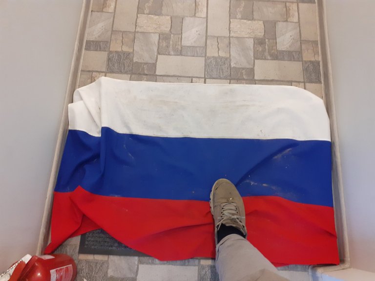 Mynd/aðsend
Ljósmyndin sem Fréttablaðið birti með umfjöllun um innrás Rússa í Úkraínu og rússneska …