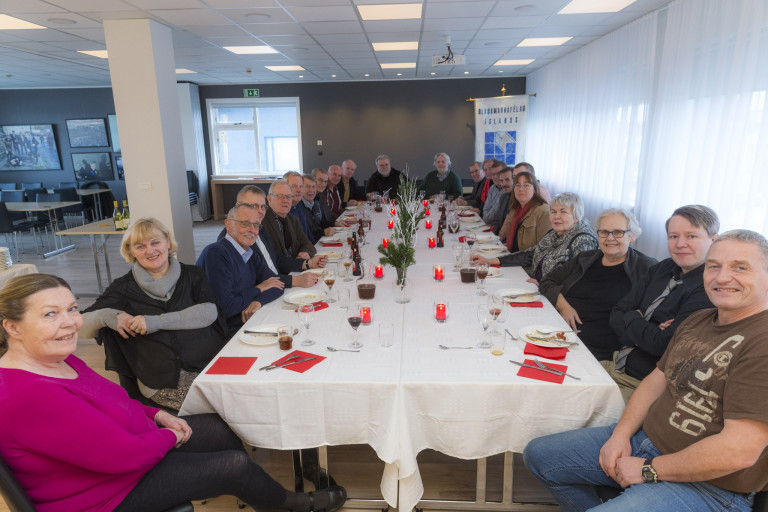 Jólahlaðborð í nýjum sal