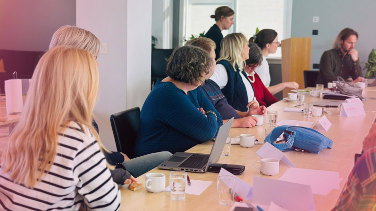 Frá námskeiði í húsakynnum BÍ