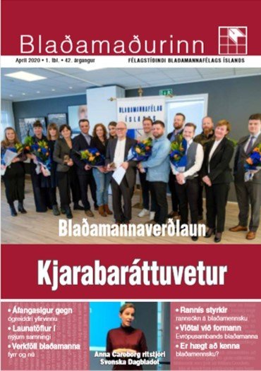 Nýr Blaðamaður á leið til félaga