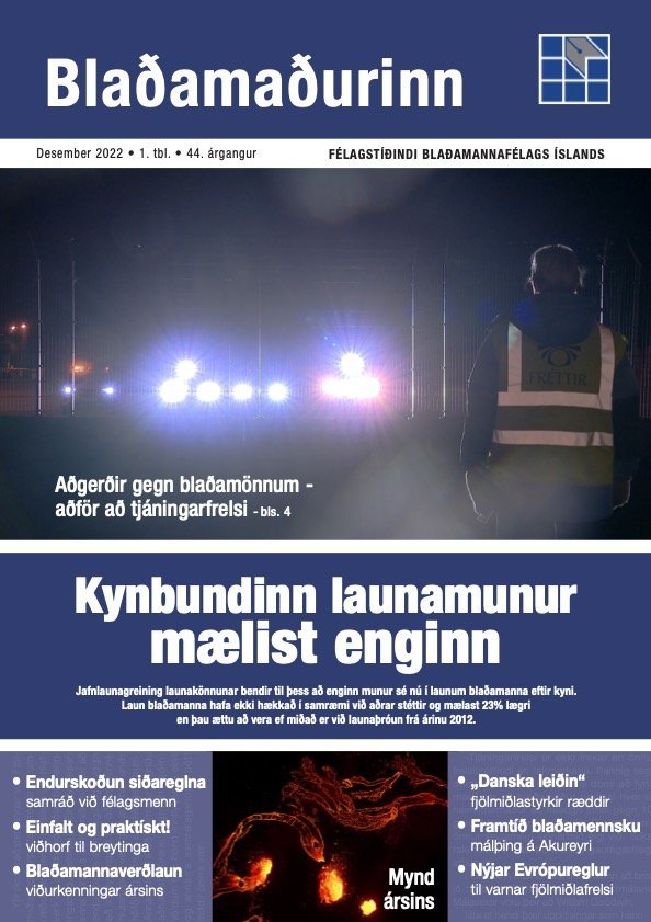 Nýtt hefti Blaðamannsins komið út
