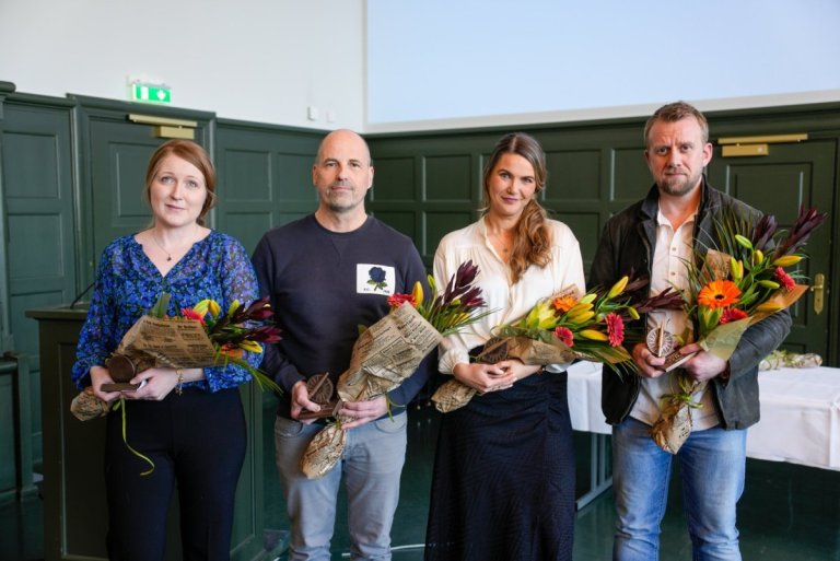 Verðlaunahafar Blaðamannaverðlaunanna 2022: Lillý Valgerður Pétursdóttir, Þorsteinn J. Vilhjálmsson,…