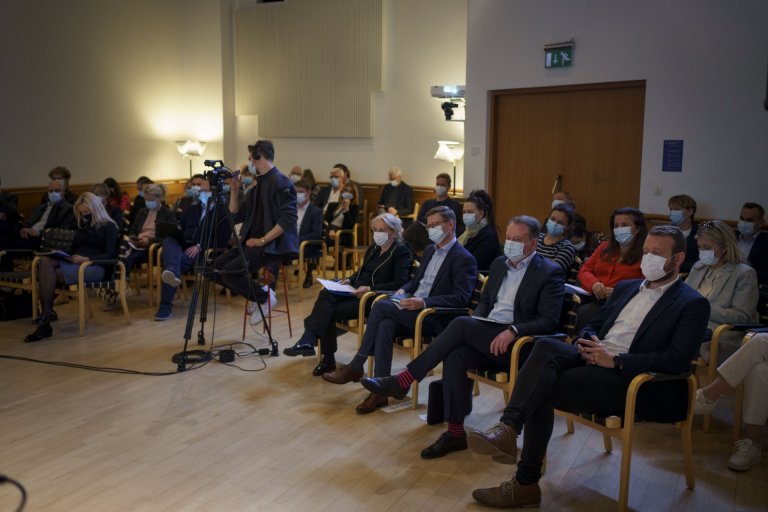 Frá nýyfirstöðnu málþingi um frelsi fjölmiðla