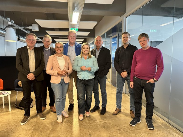 Fyrirlesarar á afmælisráðstefnu Eyjafrétta. Mynd: Blaðamannafélag Íslands