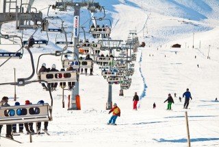 Úr Hlíðarfjalli á Akureyri