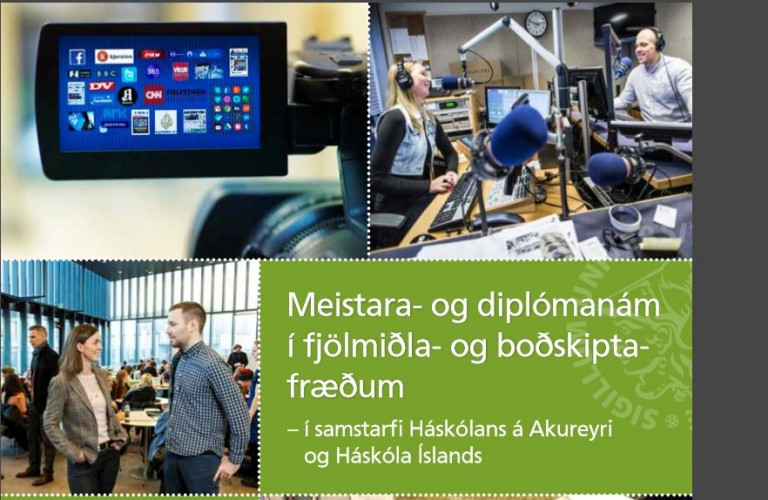 Minnt á meistaranám í fjölmiðla- og boðskiptafræði