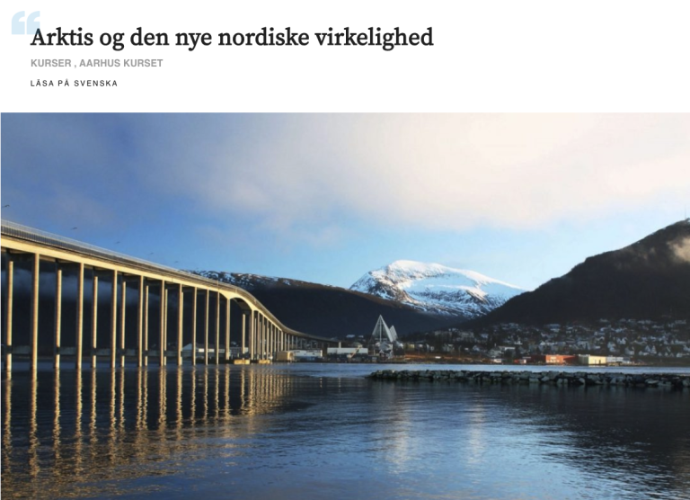 Norðurslóðir og varnarmál í brennidepli