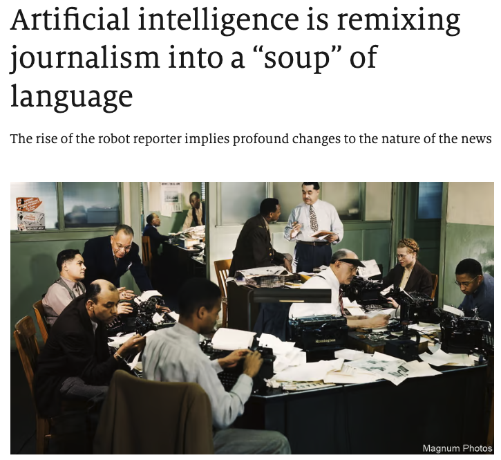 Yfirskrift umfjöllunar The Economist.