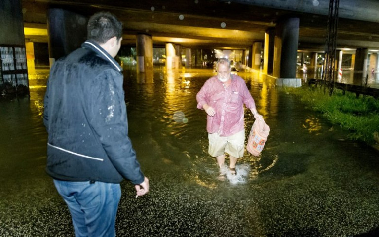 Frá flóðunum í Kaupmannahöfn um helgina