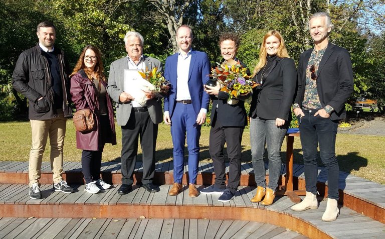 Frá verðlaunaafhendingunni