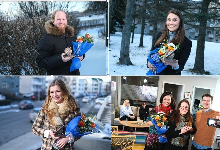 Verðlaunagripir afhentir