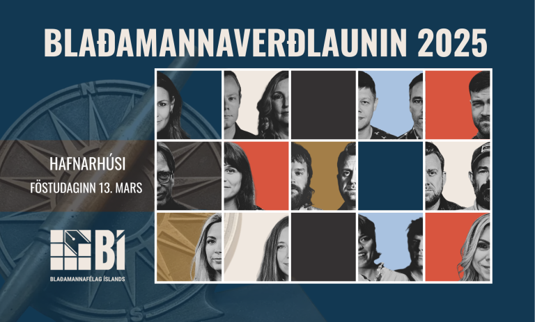 Blaðamenn verðlaunaðir í Hafnarhúsi