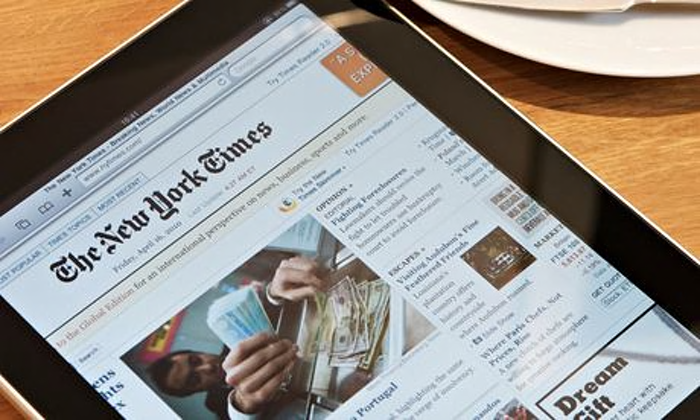 NYT: Milljón áskrifendur á vefnum